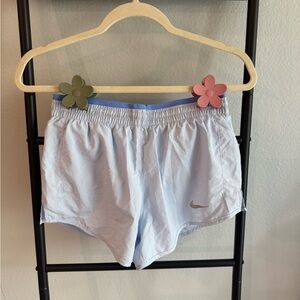 Nike Women's Sky Blue Athletic Shorts